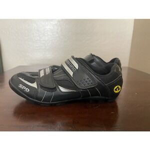 Shimano Mens Cycling Shoes Black Double Hook And Loop Low Top Sneakers 6.5 M